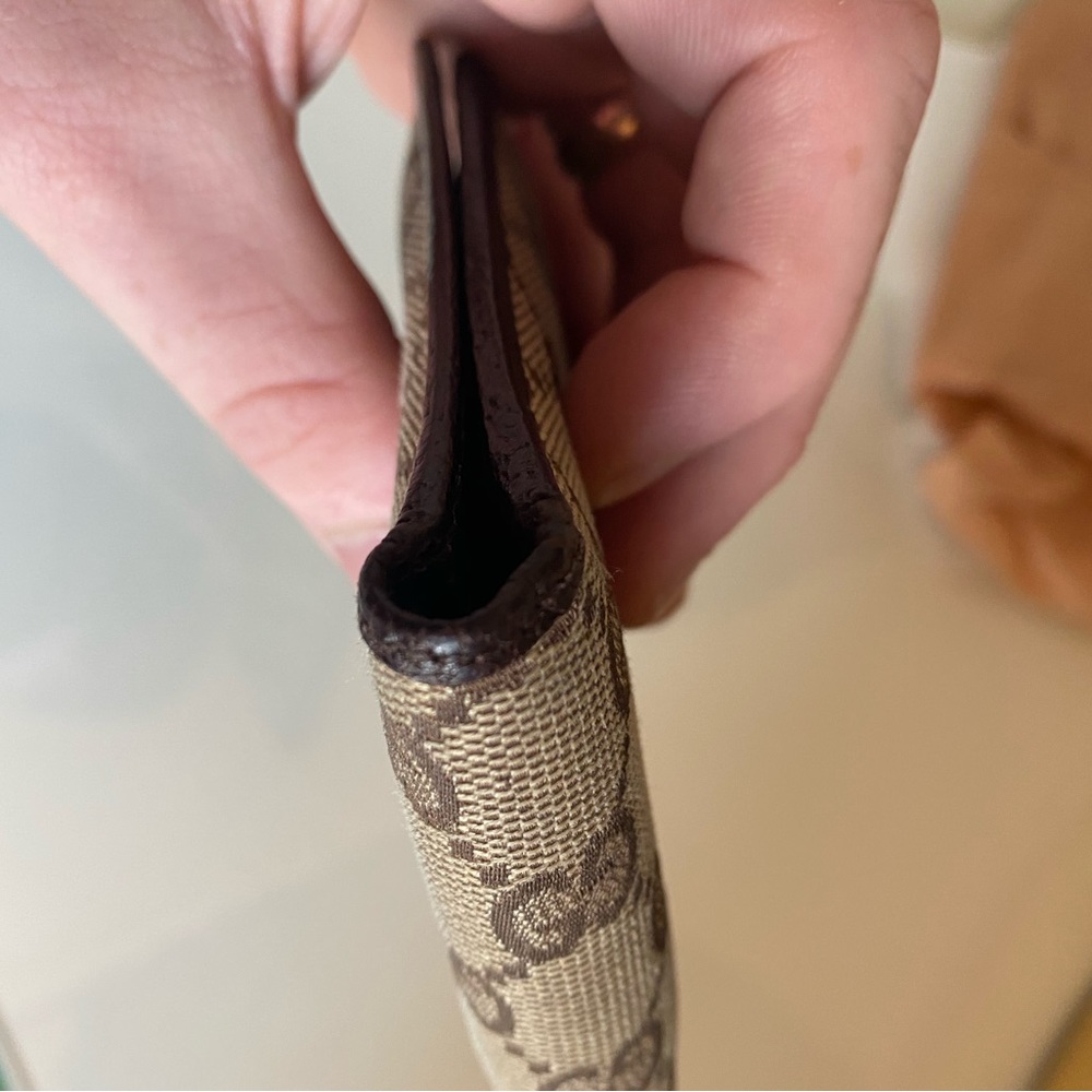 SOLD Gucci Monogram Leather Wallet - Picture 15 of 16